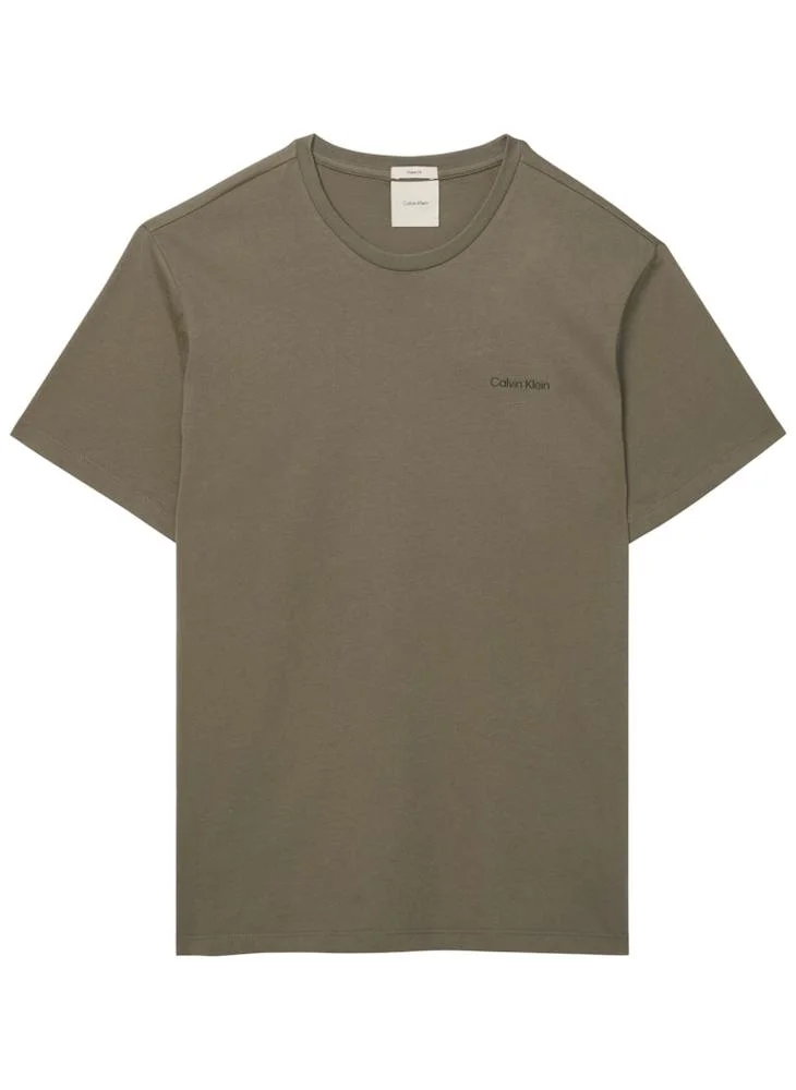 CALVIN KLEIN  Micro Logo Crew Neck T-Shirt for Men | Best Price UAE